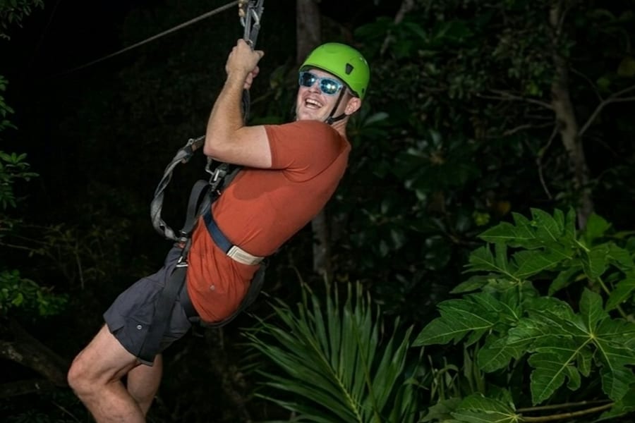 Coral Crater Adventure Park: Night Zipline Experience, Kapolei