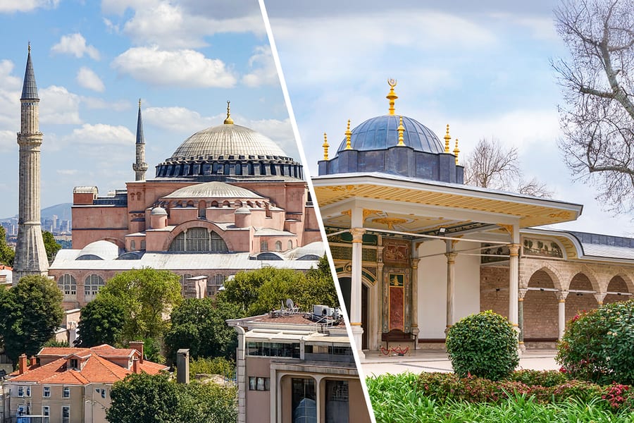 Combo: Mga Tiket na Walang Pila para sa Topkapi Palace at Hagia Sophia, Istanbul
