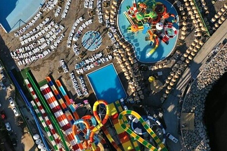 Viaport Marina Aquapark: Entry Ticket + Optional Hotel Transfer, at Viaport Theme Park with Aquarium and Lion Park