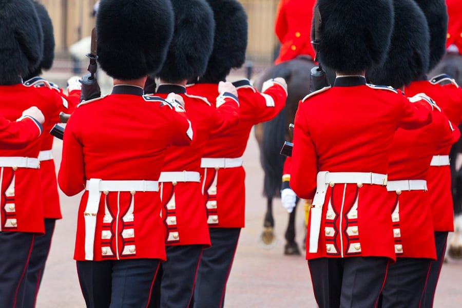 Changing of the Guard: Guided Tour, at Buckingham Palace, London