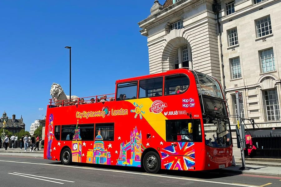 Visita turística por la ciudad: Recorrido en autobús turístico de Londres con opción de crucero por el río Támesis, London