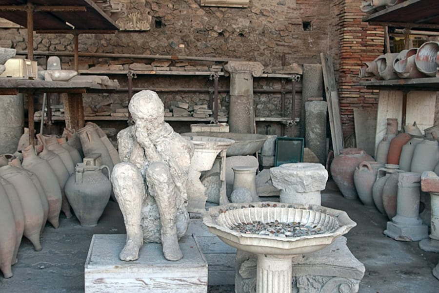 Pompeii, Herculanuem & Vesuvius: Skip The Line Tickets + Roundtrip From Naples, at Pompeii Day Trips from Naples