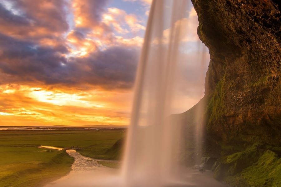 South Coast Sagas: Black Sand Beach, Waterfalls and Glacier, at South Iceland Day Trips from Reykjavik, Reykjavik