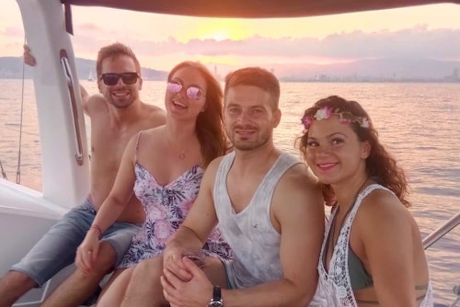 Barcelona: Tour en Velero al Atardecer + Bebidas, at Barcelona Boat Trips, Barcelona