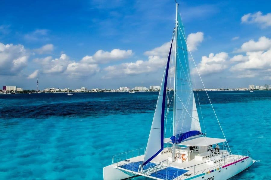 Isla Mujeres: Premium Catamaran Tour from Cancún, at Sailing Day Trips from Cancún, Cancun