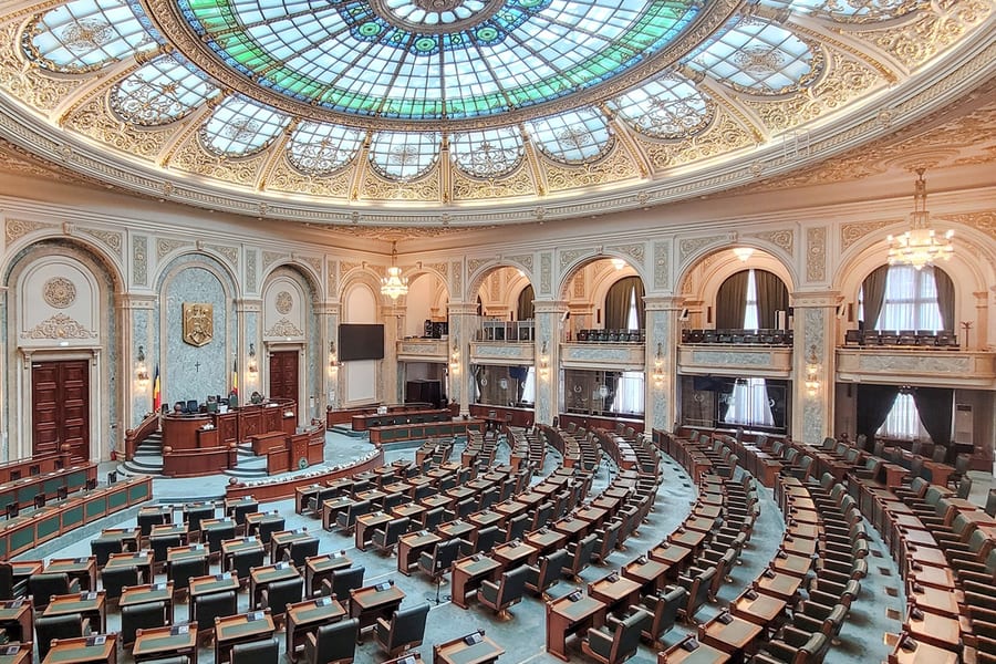 Palace of Parliament Bucharest Skip-the-line Tickets with Guided Tour, at Senate of Romania