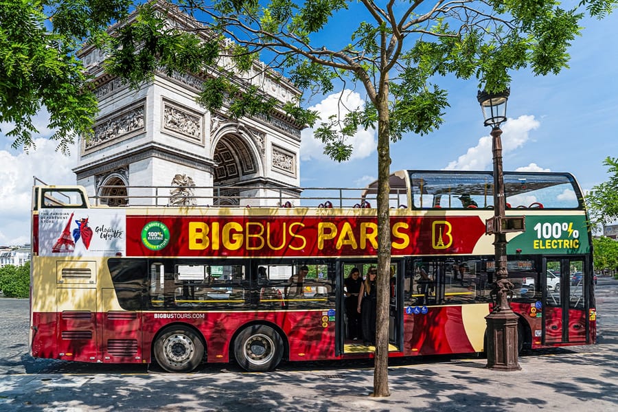 大巴士:巴黎隨上隨下巴士遊覽,並可選擇塞納河遊船, Paris