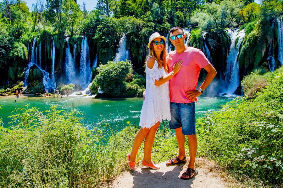 From Trogir: Full-Day Tour to Kravica Waterfall, Mostar and Počitelj, Dubrovnik