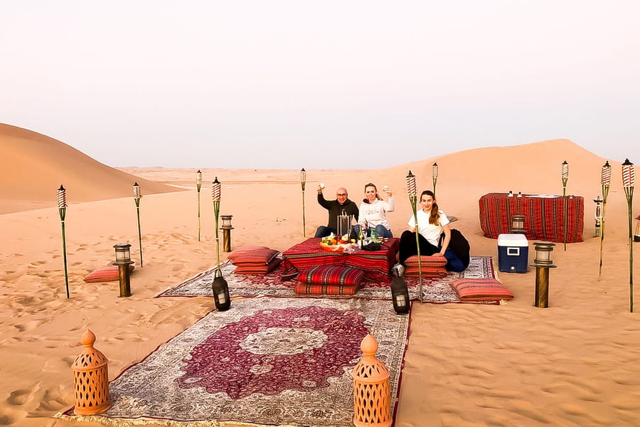 Private Al Khatim Desert BBQ Dinner with Dune Bashing & Hotel Transfers, Abu Dhabi