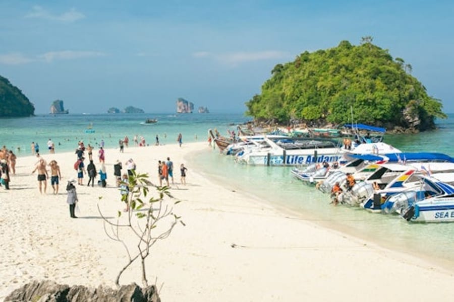 4 Islands Krabi: Guided Longtail Boat Tour from Ao Nang + Lunch, Krabi