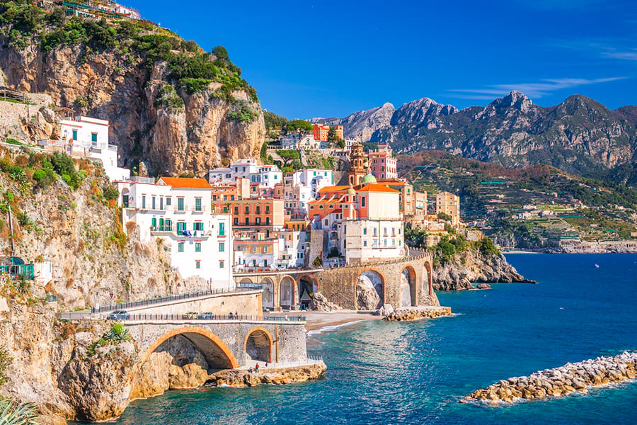 From Naples: Pompeii and Amalfi Coast Day Trip with Transfers, Naples