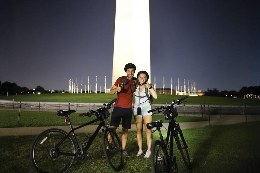 Washington DC Monuments at Night Bike Tour, Washington DC