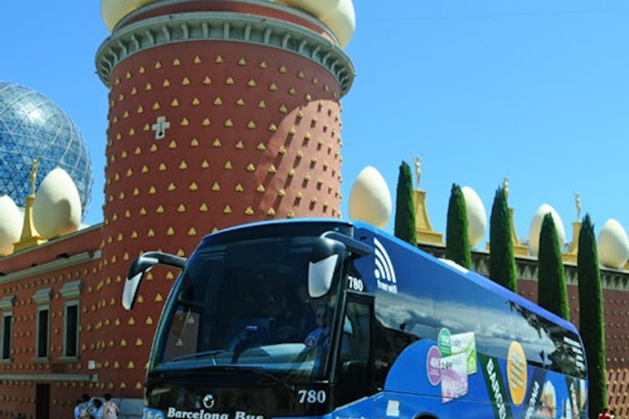 Bus to Figueres: Day Pass from Barcelona or Girona, at Dalí Museum Day Trips from Barcelona