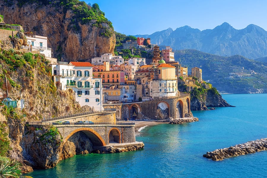 From Rome: Pompeii Guided Tour and Amalfi Coast Day Trip, at Viale Giorgio Washington, Roma RM, Italy