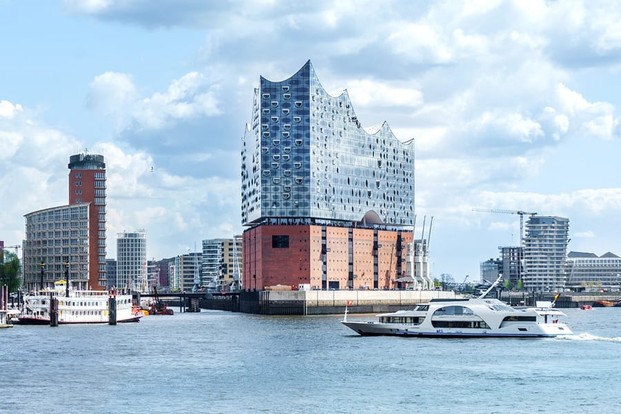 Hamburg kikötő kis csoportos hajós túra, Hamburg