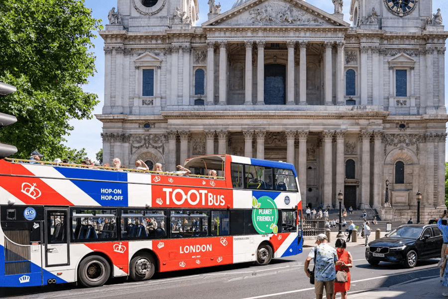 Tootbus: Tour en autobús turístico de Londres con paradas libres y crucero por el río Támesis, London