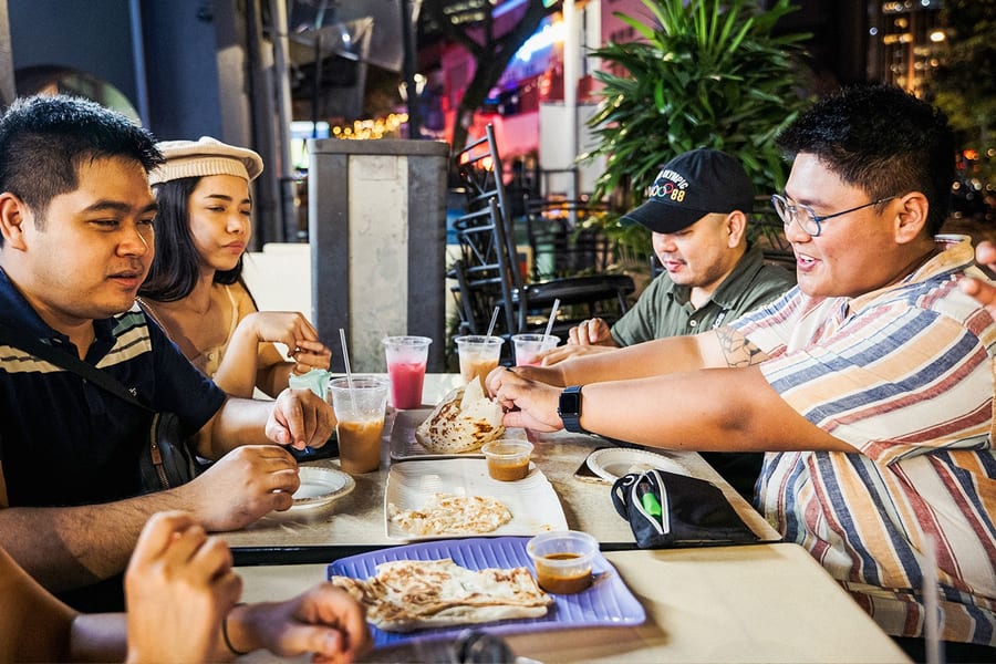 Kleine Groep Gids Avondmaaltijd Tour in Singapore, Singapore