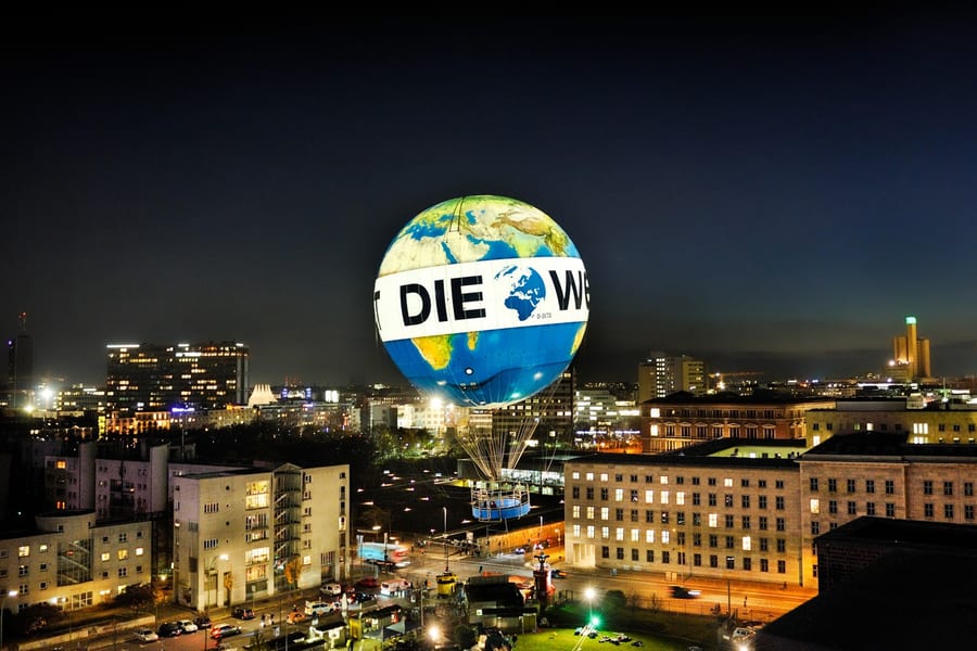 世界氣球柏林入場券, at Weltballon Berlin, Berlin