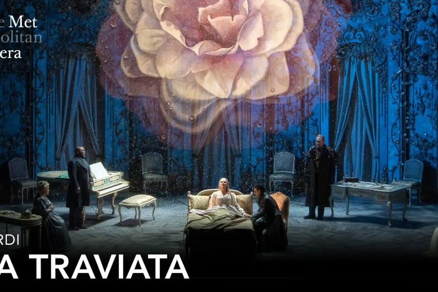 《茶花女》, at Metropolitan Opera House, New York