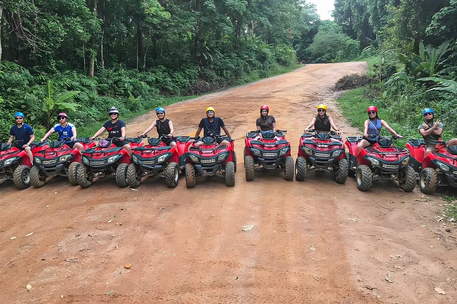 Mula Phuket: ATV Pakikipagsapalaran na may Zipline Karanasan at Opsyonal na Phuket City Tour, Phuket