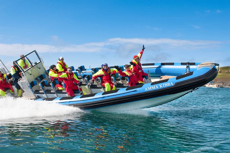 Depuis Husavik : Observation des baleines en bateau rapide (RIB), at Gentle Giants - Husavik Whale Watching, Reykjavik