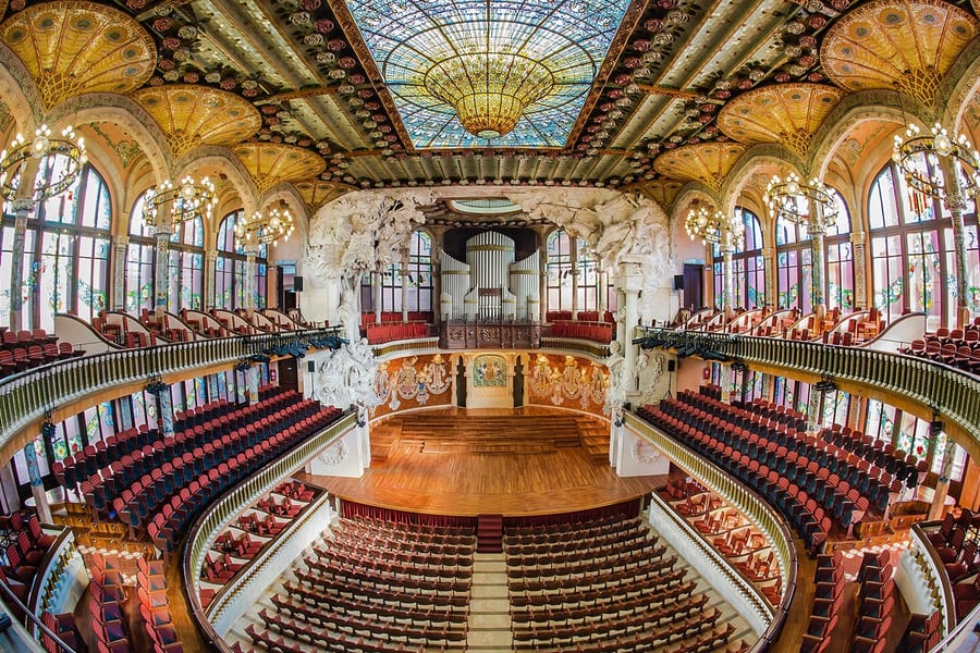 组合票:加泰罗尼亚音乐宫 + 圣保罗新艺术博物馆门票, at Palau de la Música Catalana, Barcelona