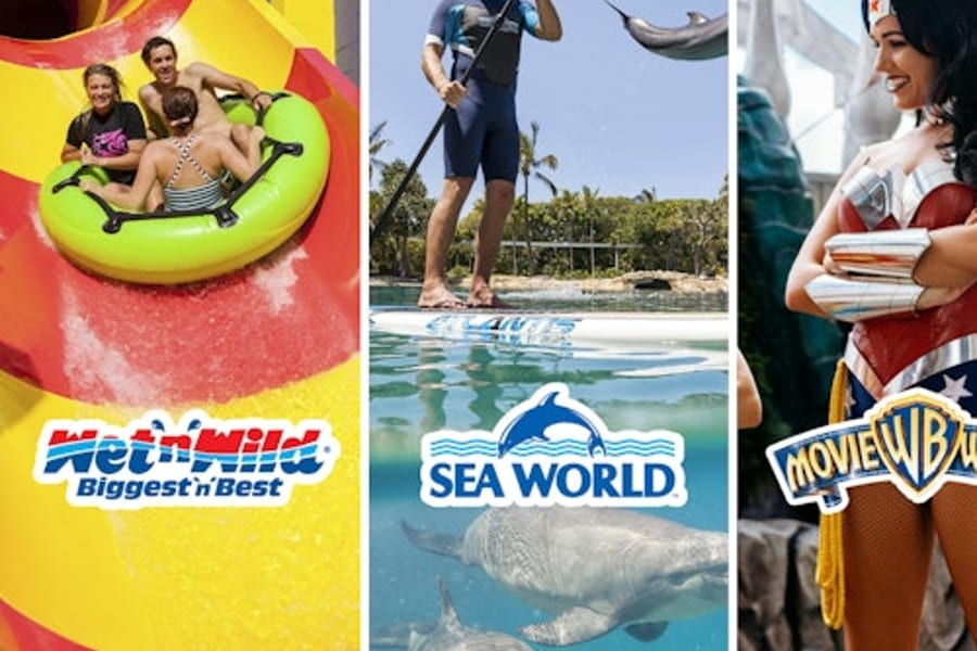Gold Coast: 4 Parks 5 Days Pass (International Tourists Only), at Warner Bros Movie World, Gold Coast