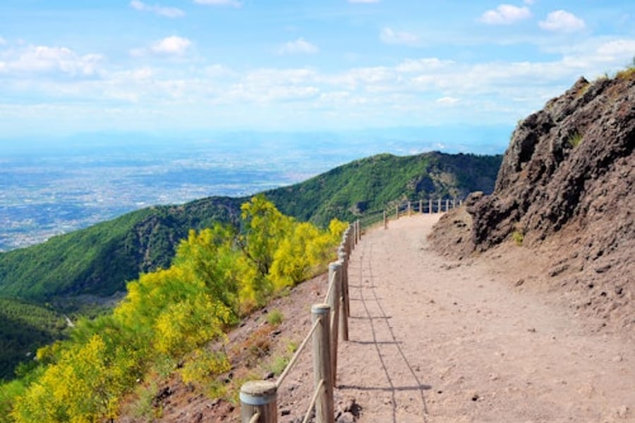 Vesuv: Nur Transport von Ercolano mit Vesuvio Express, at Mount Vesuvius, Ercolano
