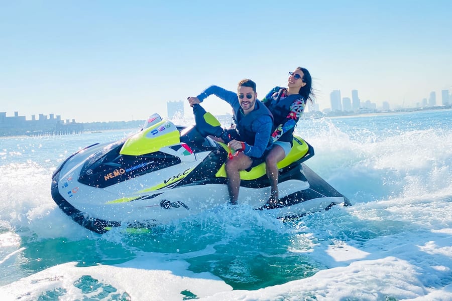 Jet Ski Guidet Tur med Fotostopp ved Burj Al Arab, Dubai