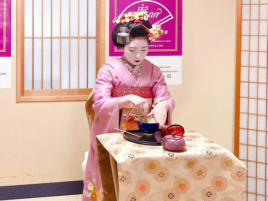 Kyoto: Hands-On Matcha Tea Ceremony with a Real Maiko