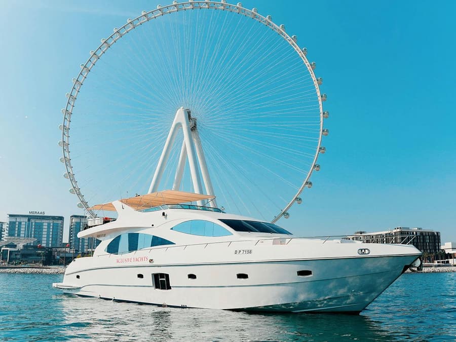 From Dubai Harbour: 1/2-Hour Yacht Cruise with Soft Drinks & Optional Live BBQ