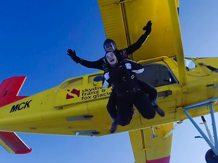 Tandem Skydive at Franz Josef: 10,000ft, 13,000ft, 16,500ft or 18,000ft