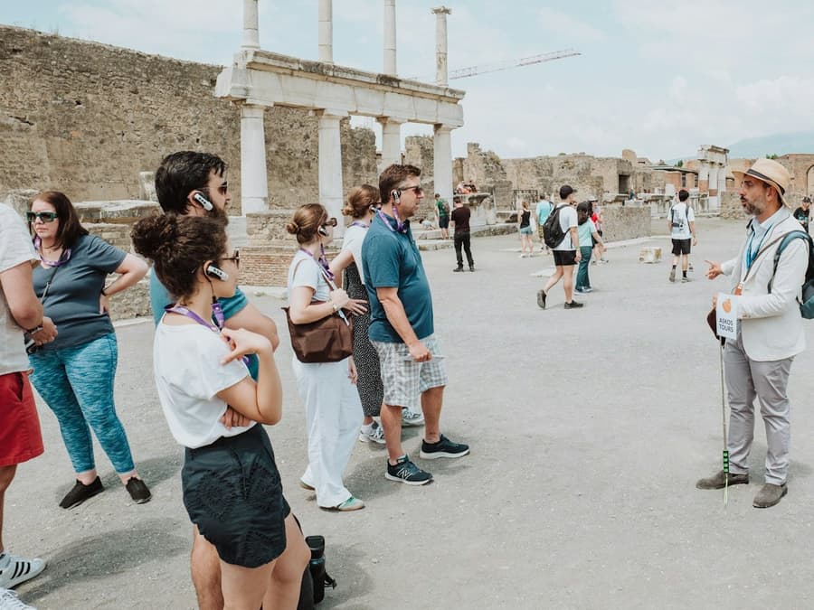 Pompeii & Herculaneum: Small Group Guided Tour from Sorrento