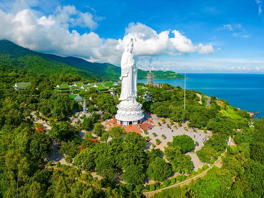 Marble Mountains, Lady Buddha, & Hoi An City Tour with Transfers