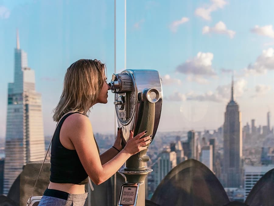 پاس VIP برای سکوی رصد Top of the Rock با تجربه Beam و Skylift