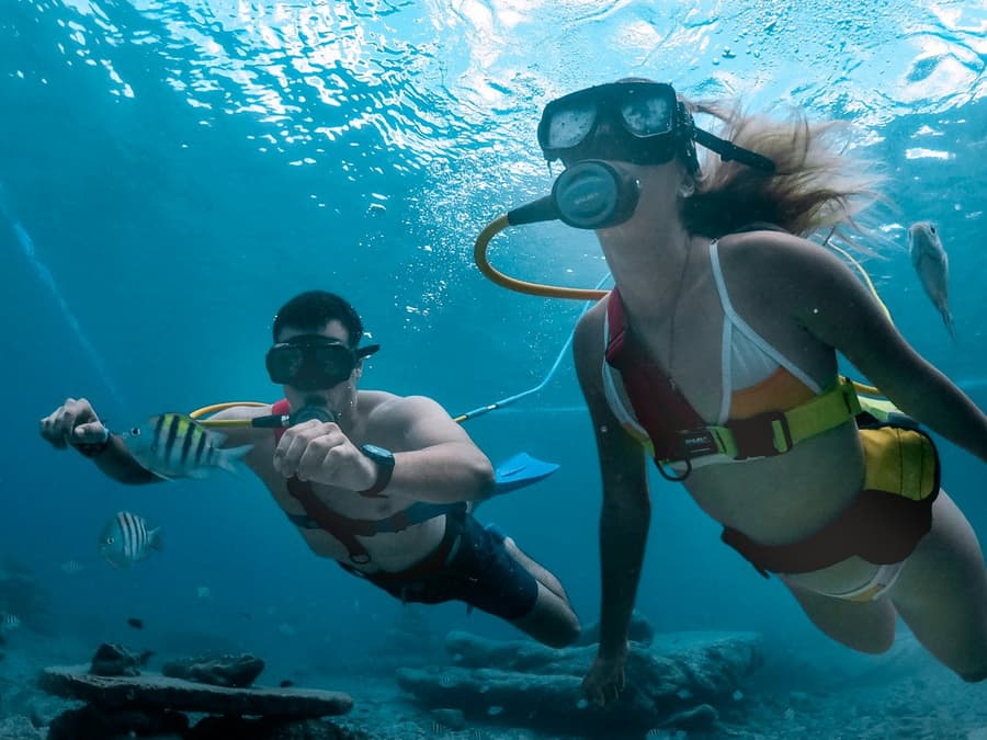 Chankanaab Beach Adventure Park: Guided Snuba Adventure