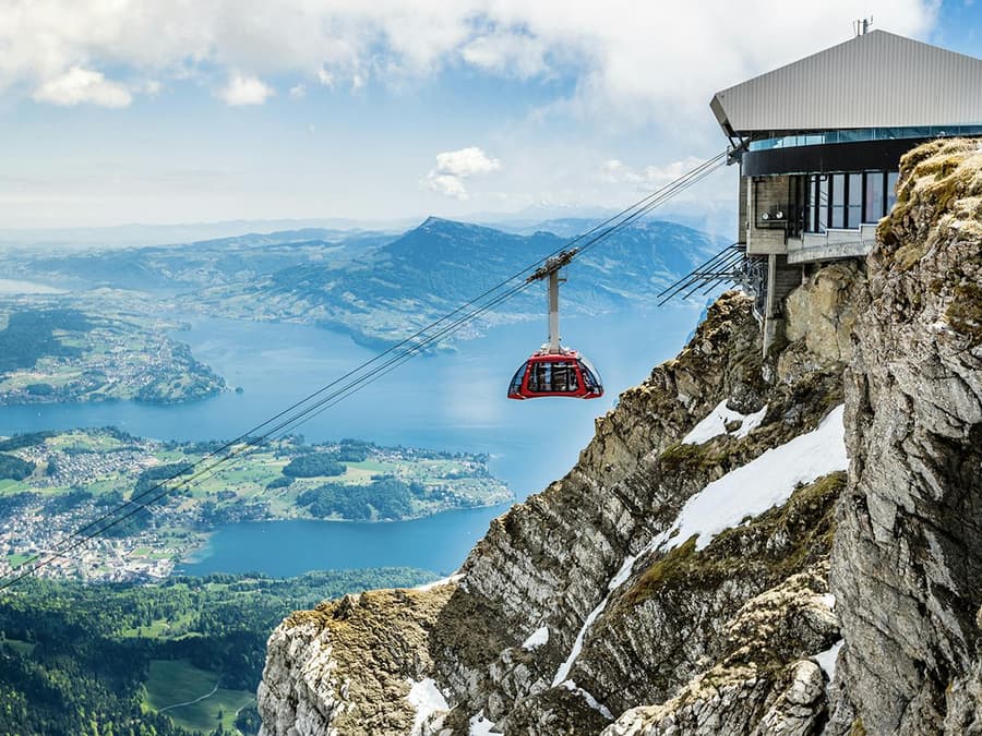 From Kriens: Mount Pilatus Round-Trip Cable Car Tickets