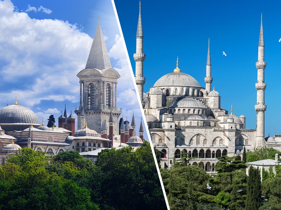 Combo: Topkapi Palace + Blue Mosque Guided Tours with Skip-the-Line Tickets