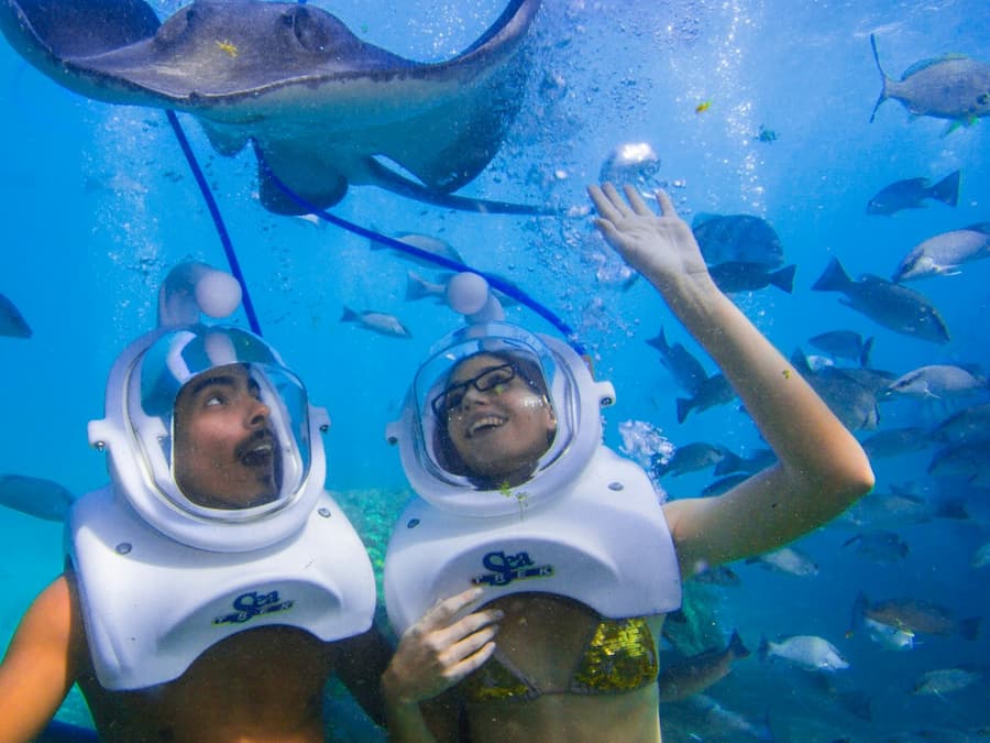 Tenerife: Guided Underwater Walking Experience