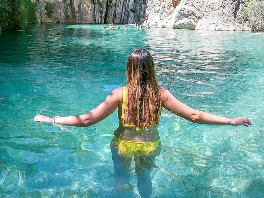 Montanejos Hot Springs & Girlfriend Waterfall: Guided Tour from Valencia + Lunch