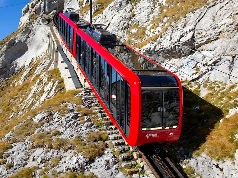 Mount Pilatus: Cogwheel Train & Cable Car Round-Trip Tickets