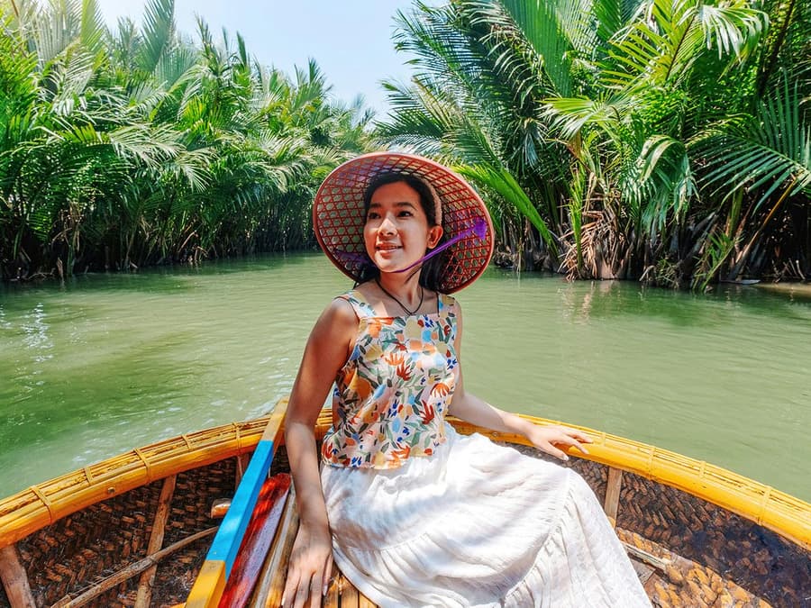 From Da Nang: Coconut Forest Half-Day Guided Tour with Basket Boat Ride, DIY Activities, Lunch & Transfers