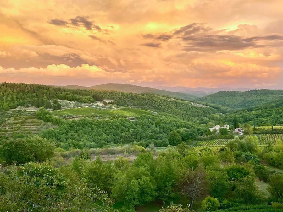 Geführte E-Bike-Tour in Chianti mit Abendessen