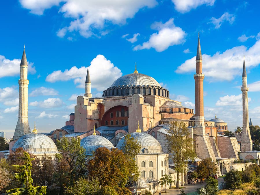 Combo Guided Tours with Entry Tickets: Hagia Sophia + Topkapi Palace or Basilica Cistern