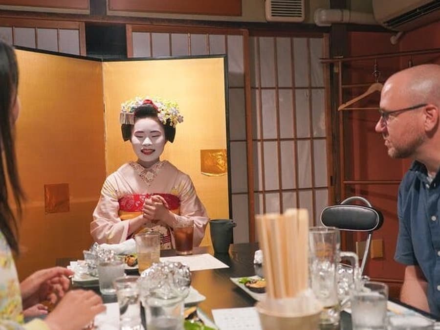 Dinner with Maiko in a Traditional Kyoto Style Restaurant To