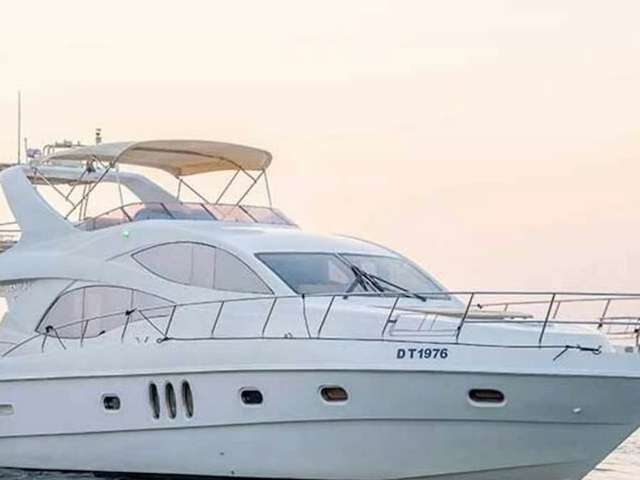 Dubai Harbour: 61-Ft Yacht Charter - Silver Creek
