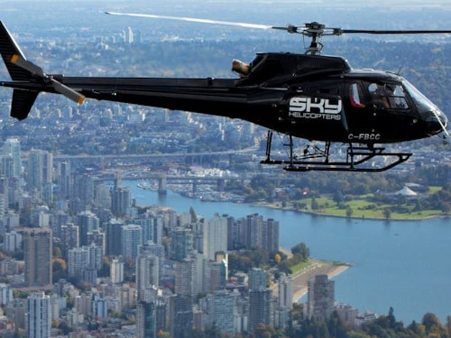 Vancouver: 20-minutowy lot helikopterem