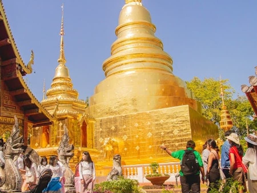 Wandeltocht met Gids door de Oude Stad en Tempels van Chiang Mai – 2 Uren
