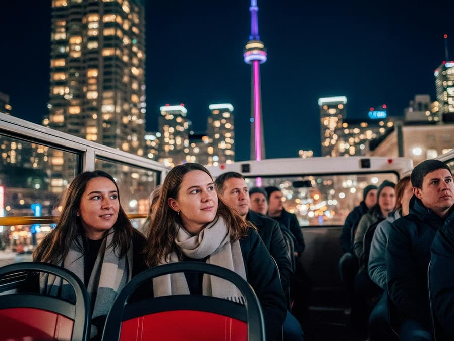 City Sightseeing: Toronto Night Bus Tour