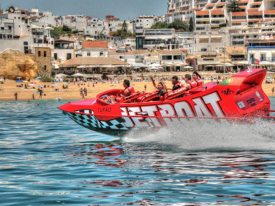 Albufeira: Jet Boat Ride